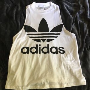 White Adidas Tank